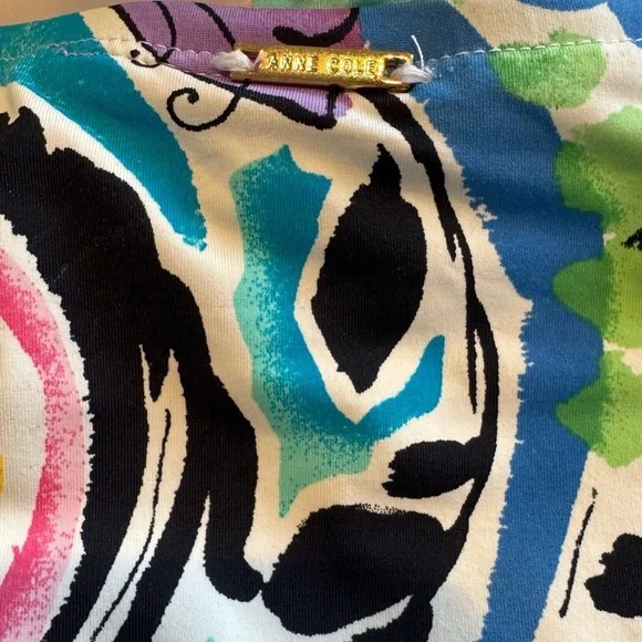 Anne Cole One Piece Swimsuit Size 6 Multicolor - Picture 5 of 12